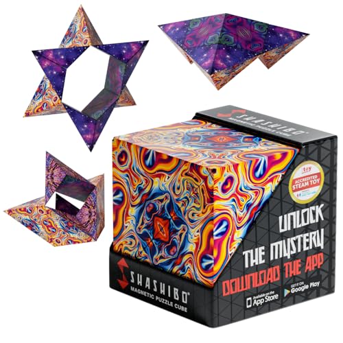 Shashibo DODECA Magnetic Puzzle Cube, Stress Relief Fidget Toy