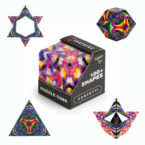 Shashibo DODECA Magnetic Puzzle Cube, Stress Relief Fidget Toy