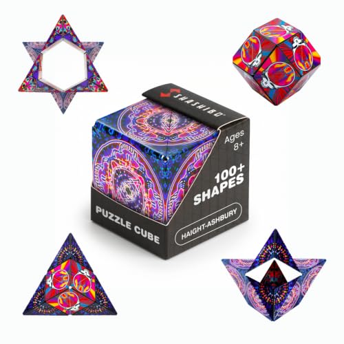 Shashibo Grateful Dead Magnetic Puzzle Cube, Stress Relief Fidget Toy